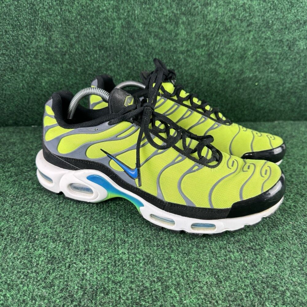 Nike Air Max Plus Scream Green Sneakers Shoes 852630-700 Men’s Size 11.5